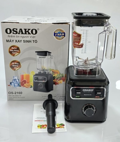 Máy xay sinh tố công nghiệp Osako OS-2160, công suất 2100W