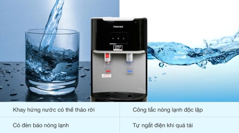 Cây nước nóng lạnh Toshiba RWF-W1669BV(K1) 650W