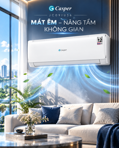 Máy lạnh Casper inverter 1HP JC09IU36