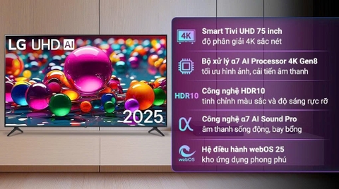 Smart Tivi LG AI 4K 75 inch 75UA8450PSA