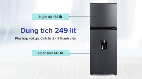Tủ lạnh Toshiba Inverter 249 lít GR-RT325WE-PMV(06)-MG