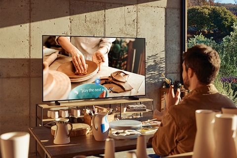 Smart Tivi Samsung Crystal UHD 4K 85 inch UA85AU8000KXXV