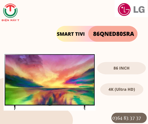Smart Tivi LG QNED 4K 86 Inch 86QNED80SRA