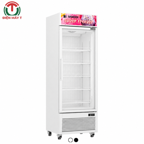 Tủ Đông Đứng Cửa Kính Sanden 400 Lít SNR-0505