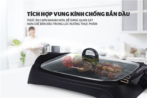 BẾP NƯỚNG ĐIỆN SUNHOUSE SHD4602