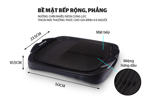 BẾP NƯỚNG ĐIỆN SUNHOUSE SHD4602