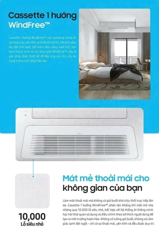 Máy lạnh âm trần 1 hướng thổi Samsung Inverter (18.000btu ) AC052FE1DKF/EA
