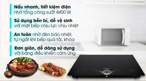 Bếp hồng ngoại đôi Whirlpool ACT752/BLV