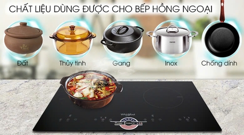 Bếp hồng ngoại đôi Whirlpool ACT752/BLV