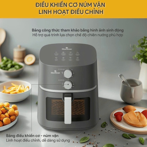 Nồi chiên không dầu BlueStone 7 lít AFB-5856