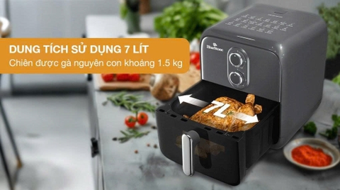 Nồi chiên không dầu BlueStone 7 lít AFB-5858