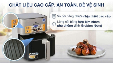 Nồi chiên không dầu BlueStone 6 lít  AFB-5867
