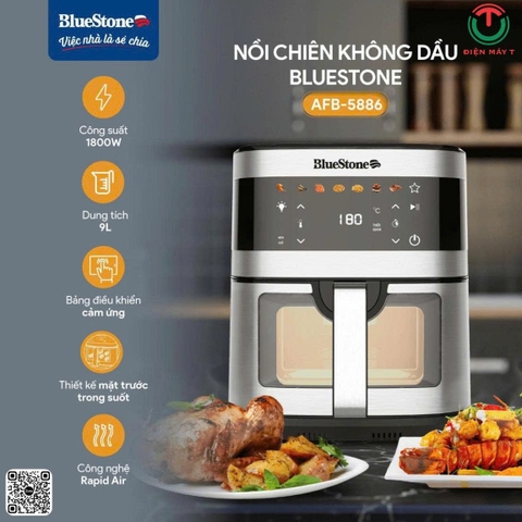Nồi chiên không dầu BlueStone 9 lít AFB-5886