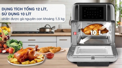 Lò chiên không dầu BlueStone 10 lít AFB-5888