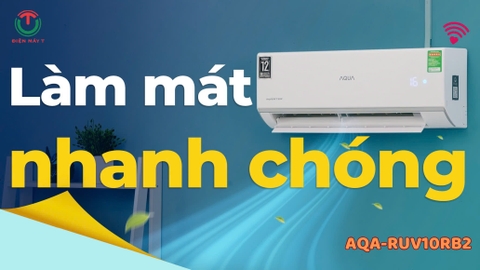 Máy lạnh AQUA Inverter 1 HP AQA-RUV10RB2