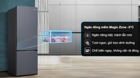 Tủ lạnh Aqua Inverter 292 lít AQR-B360MA(SLB)