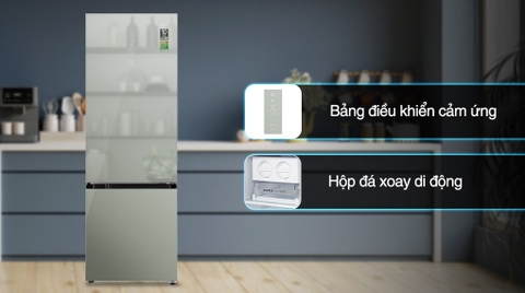 Tủ lạnh Aqua Inverter 324 lít AQR-B380MA(GM)