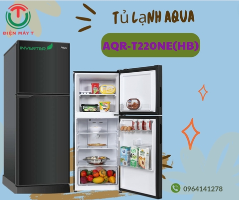 Tủ lạnh Aqua AQR-T220NE(HB) Inverter 189 lít