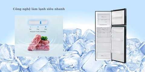 Tủ Lạnh Aqua Inverter 283 Lít AQR-T299FA(SL)