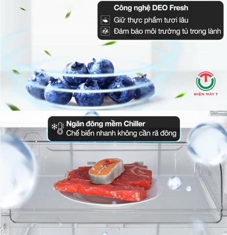 Tủ lạnh Aqua Inverter 298 lít AQR-T380FA(WGB)