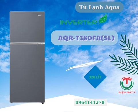 Tủ Lạnh Aqua Inverter 328 Lít AQR-T380FA(SL)