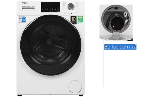 Máy giặt Aqua Inverter 9 kg AQD-D900F W