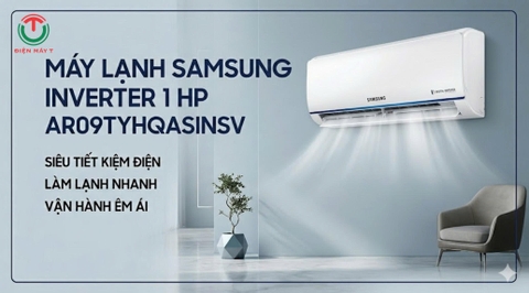 Máy lạnh Samsung Inverter 1 HP AR09TYHQASINSV