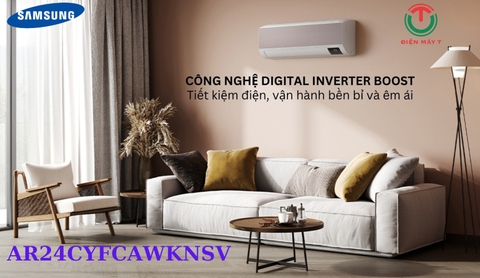 Máy lạnh Samsung Inverter 2.5 HP AR24CYFCAWKNSV