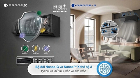 Máy Lạnh Panasonic Inverter 1 Hp CU/CS-AU9BKH-8