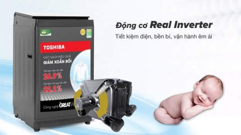 Máy giặt Toshiba Inverter 9.0 kg AW-DK1000FV(KK)
