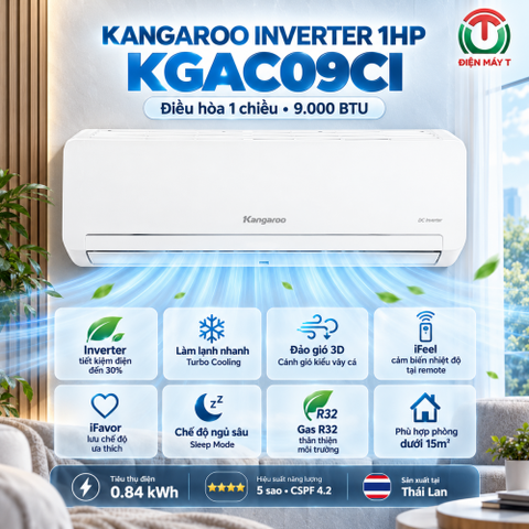 Điều hòa Kangaroo Inverter 1HP KGAC09CI
