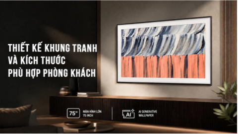 Tivi Khung Tranh Samsung 75LS03H QLED 4K 75 Inch