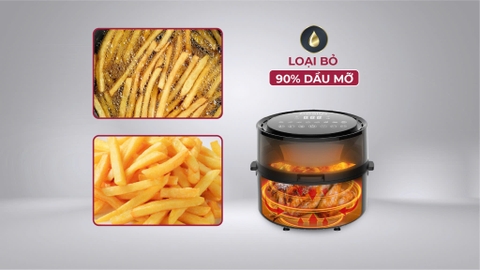 Nồi chiên không dầu Besico 5.5 lít BAF 5.5D
