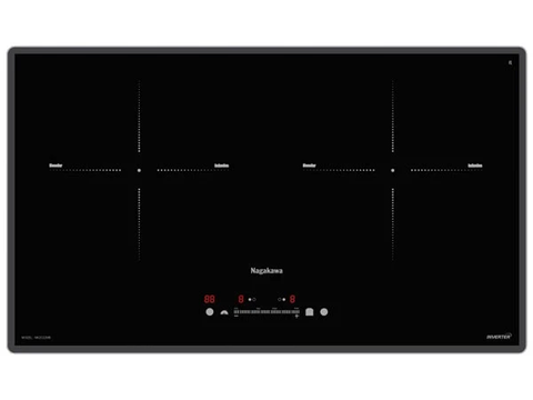 Bếp đôi điện từ Nagakawa UltraSlim NK2C22MB