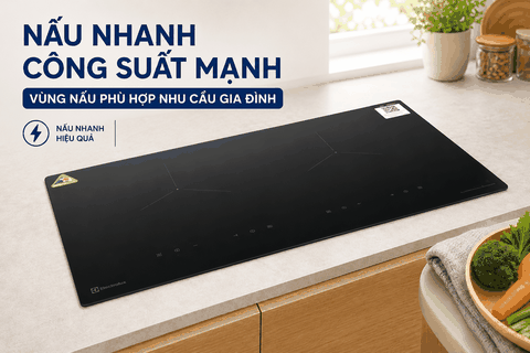 Bếp từ đôi âm Electrolux ​EHI7252BF 5000W