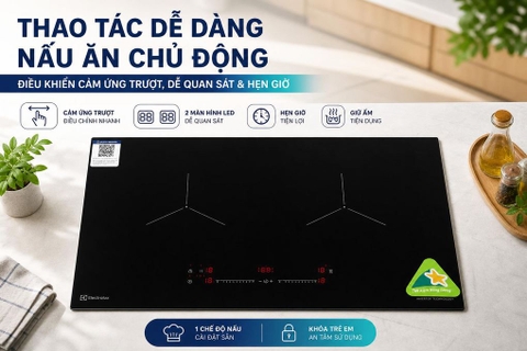 Bếp từ đôi âm Electrolux ​EHI7266BF 5000W