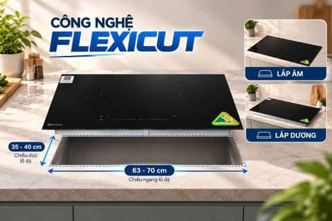 Bếp từ đôi âm Electrolux ​EHI7266BF 5000W