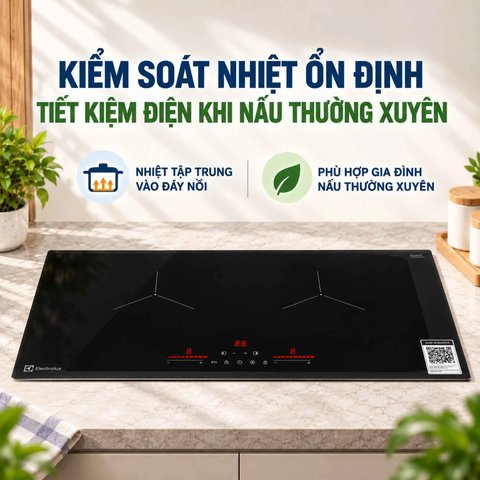 Bếp từ đôi âm Electrolux ​EHI8278BF 5200W
