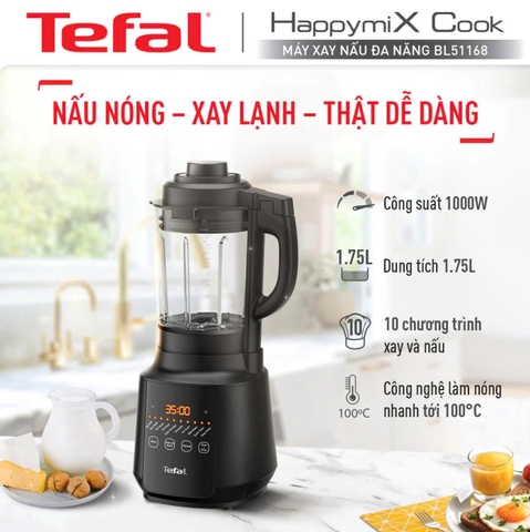 Máy xay sinh tố và sữa hạt Tefal BL511868