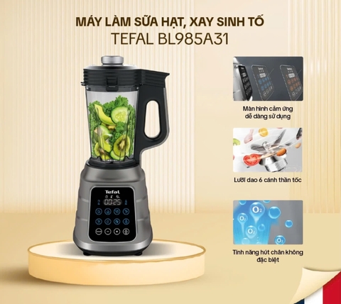 Máy làm sữa hạt sinh tố 1300W Tefal BL985A31
