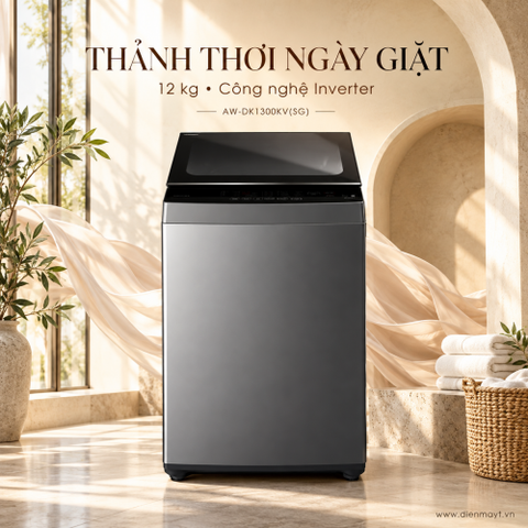 Máy giặt Toshiba Inverter 12kg AW-DK1300KV(SG)