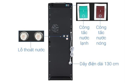 Cây nước nóng lạnh Midea YD1135AS-B 500W