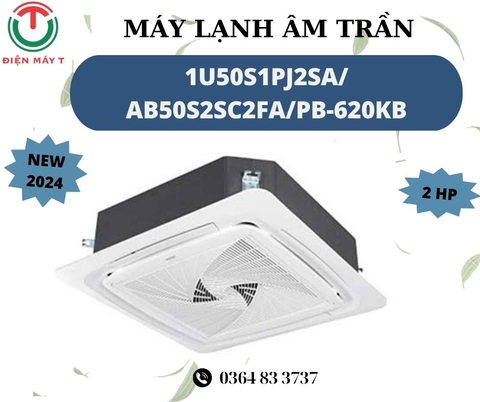 Máy Lạnh Âm Trần INVERTER AQUA 2.0hp 1U50S1PJ2SA/AB50S2SC2FA/PB-620KB