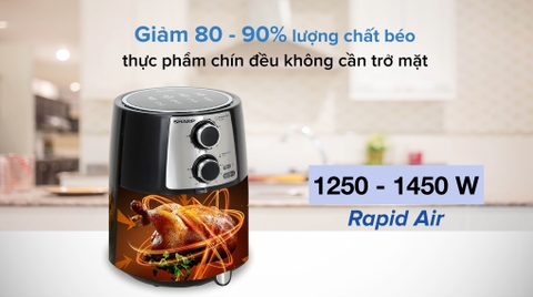 Nồi chiên không dầu Sharp KF-AF42MV-ST 3.5 lít