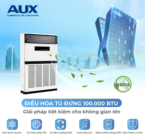 Điều hòa cây AUX 96.000BTU 2 chiều ALFS-H100/5R1S