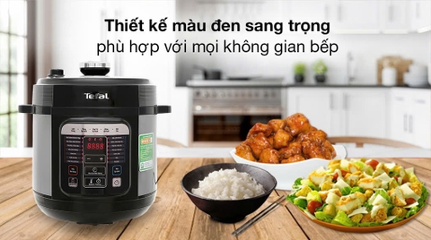 Nồi áp suất điện đa năng Tefal 6 lít CY601868 _ Hàng chính hãng