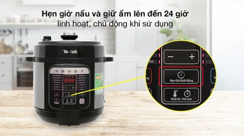 Nồi áp suất điện đa năng Tefal 6 lít CY601868 _ Hàng chính hãng
