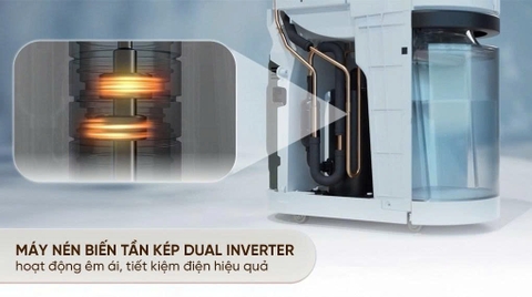 Máy hút ẩm LG Dual Inverter DD23GMWE1.ABAE