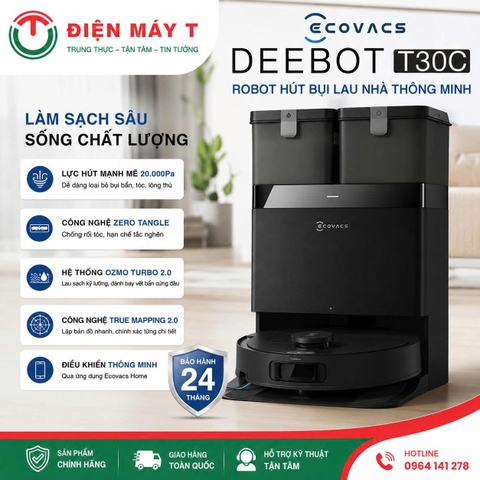 Robot hút bụi lau nhà Ecovacs Deebot T30C
