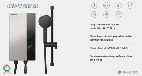 Máy nước nóng trực tiếp Panasonic 4500W DH-4US1VS